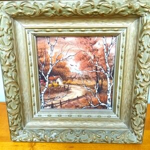 Vintage Signed Jack Lord J. Lord Original Oil Painting  Hawaii Five-O Actor.